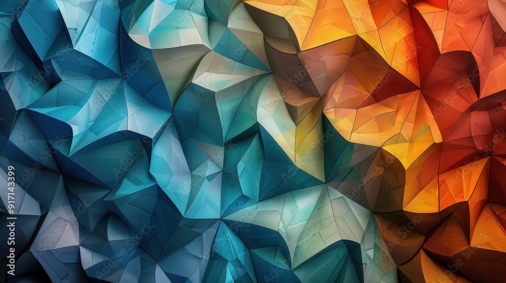 Imagine a set of paper textures with a mosaic effect. What geometric patterns and colors make the paper suitable for artistic and decorative designs Imagine a set of paper textures with a mosaic effect. What geometric patterns and colors make the paper suitable for artistic and decorative designs