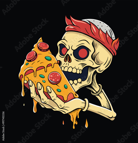 Stylish T-Shirt design with Colorful element
