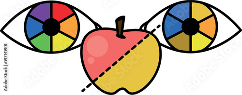 colour blindness and normal vision