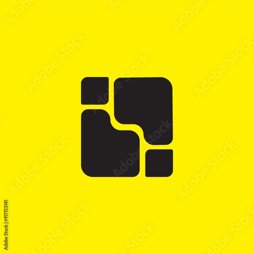 yellow and blue icon