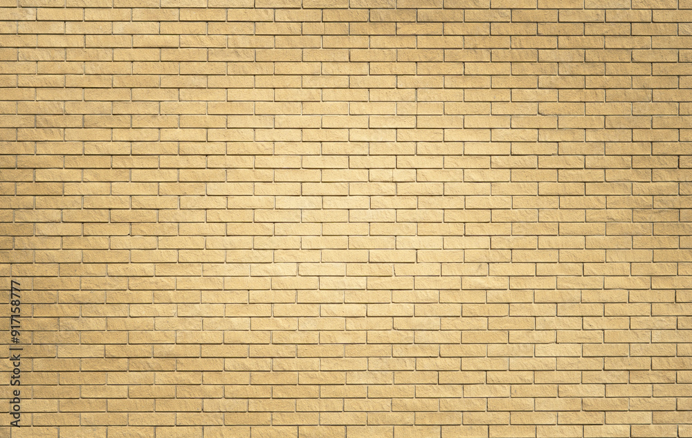 Yellow brick wall background, warm beige brick wall backdrop Yellow brick wall background, warm beige brick wall backdrop