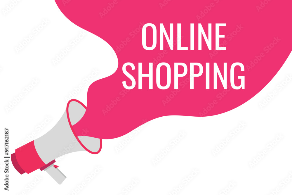 online shopping button, banner, label, template for website. online shopping text with colorful megaphone icon
online shopping button, banner, label, template for website. online shopping text with colorful megaphone icon