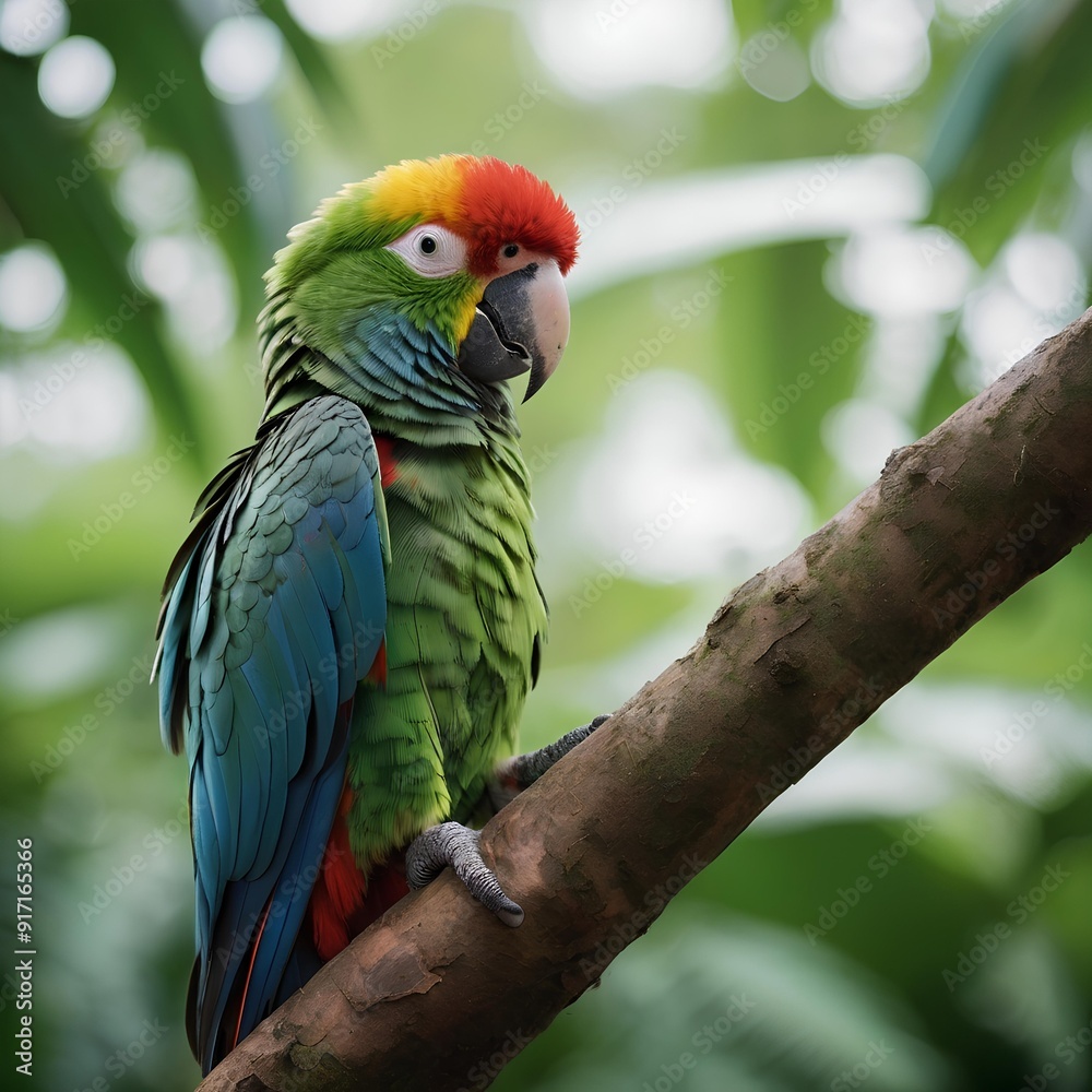 Fototapeta premium blue and yellow macaw