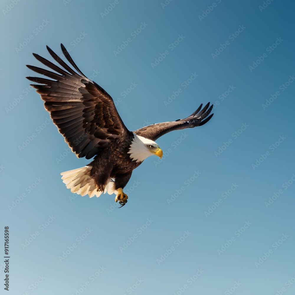 Obraz premium bald eagle in flight