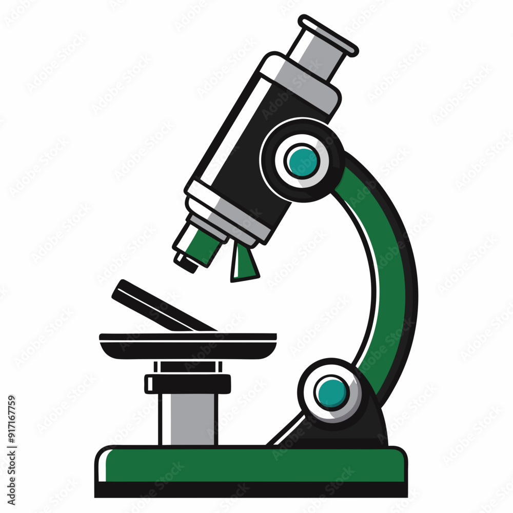 Microscope vector silhouette Microscope vector silhouette