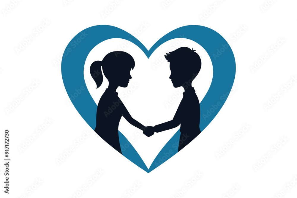 Two Friends Handshake Symbol of Friendship and Collaboration in Vector Art Two Friends Handshake Symbol of Friendship and Collaboration in Vector Art