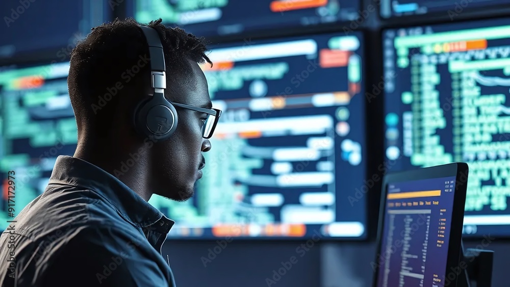 person typing on a laptop