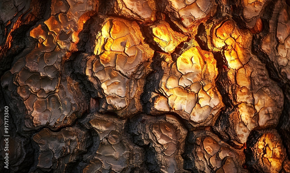 Close-up of pine bark with intricate patterns and textures Close-up of pine bark with intricate patterns and textures