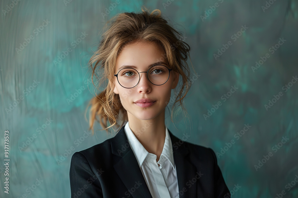 Φωτογραφία Business photo of a businesswoman dressed in a suit. Office style