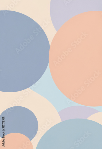 Wallpaper Mural abstract geometric pastel colurs background Torontodigital.ca