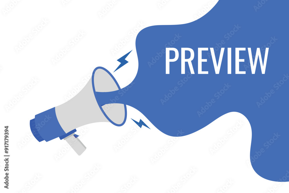preview button, banner, label, template for website. preview text with colorful megaphone icon
preview button, banner, label, template for website. preview text with colorful megaphone icon