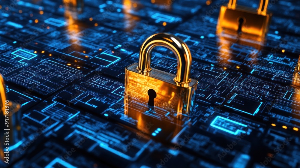 Cybersecurity, Digital Security and Protection Concept Cybersecurity, Digital Security and Protection Concept