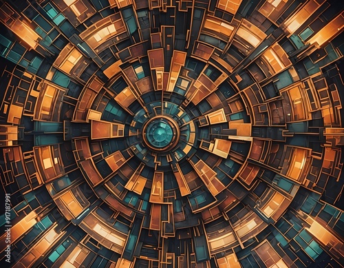 pattern, architecture, circle, glass, roof, dome, interior, wood, mosaic, design, texture, round, art, ceiling.