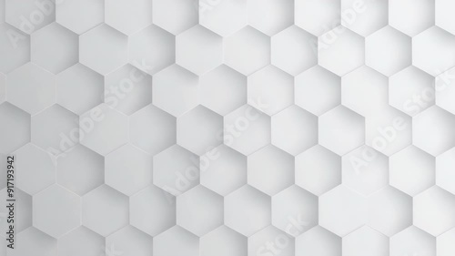 Elegant hexagonal pattern on a soft gray background, perfect for modern design, wallpaper, or abstract use.