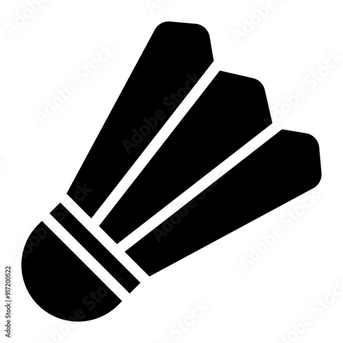 shuttlecock glyph icon