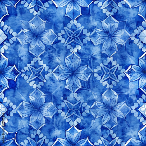 blue background