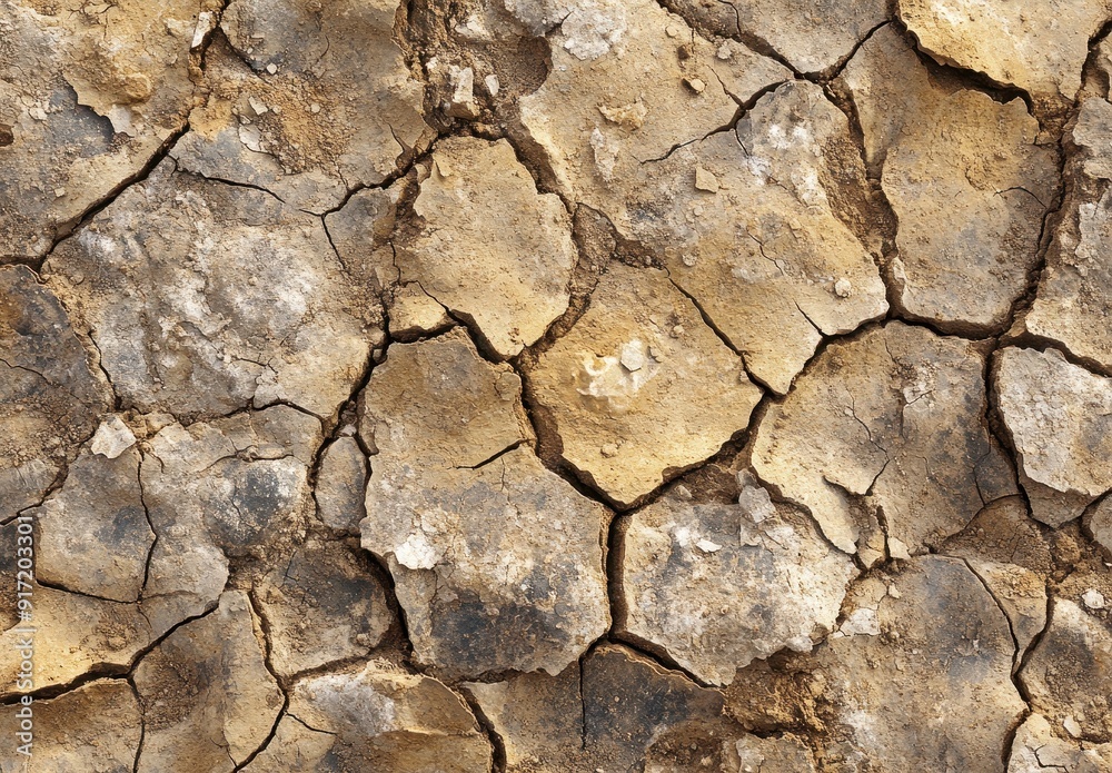 Close-Up of Cracked Earth: A Harsh Texture of Drought and Climate Change - Parched Ground Patterns: Fractured and Barren Earth Depicting Environmental Disaster Close-Up of Cracked Earth: A Harsh Texture of Drought and Climate Change - Parched Ground Patterns: Fractured and Barren Earth Depicting Environmental Disaster