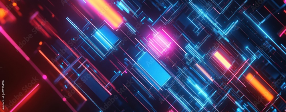 Abstract Neon Lines Abstract Neon Lines