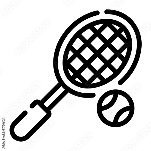 tennis line icon