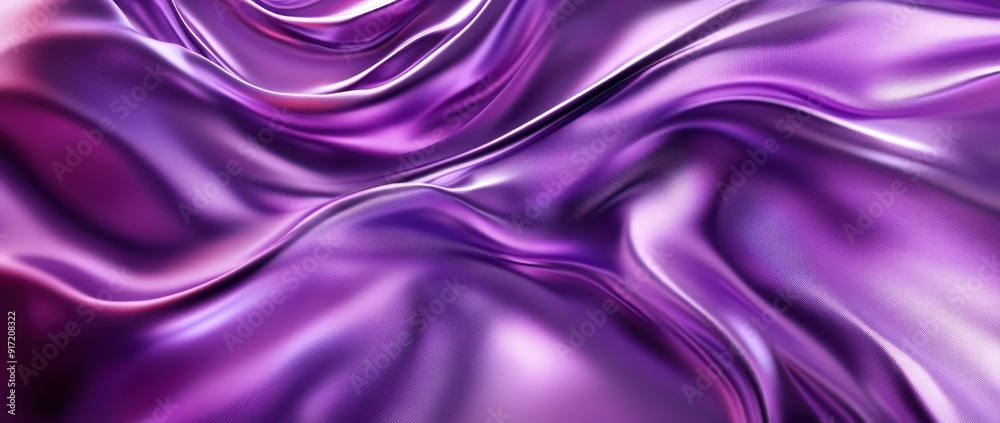 Obraz premium Abstract Purple Silk Drape