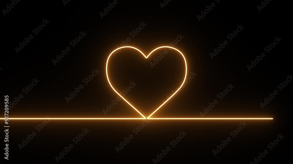 Red color heart beat neon light heartbeat and love display screen medical research animation. Black background 4k video.
Red color heart beat neon light heartbeat and love display screen medical research animation. Black background 4k video.