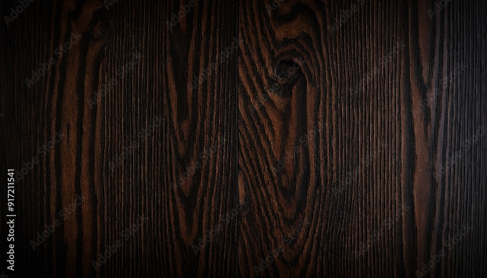 A dark wooden wall with a black wood background with a line of black paint 98 A dark wooden wall with a black wood background with a line of black paint 98