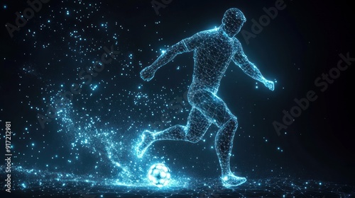 Futuristic Football Player