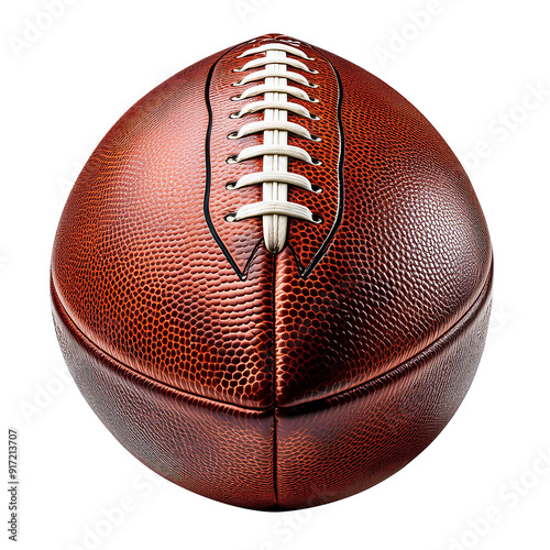 American Football, close up, Transparent background photo