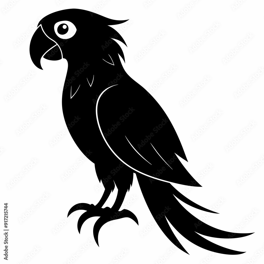 Macaw isolated on white background, Macaw vector illustration, bird on a branch vector art, Macaw silhouette, bird vector icon, Macaw on a branch line art, eps Macaw isolated on white background, Macaw vector illustration, bird on a branch vector art, Macaw silhouette, bird vector icon, Macaw on a branch line art, eps