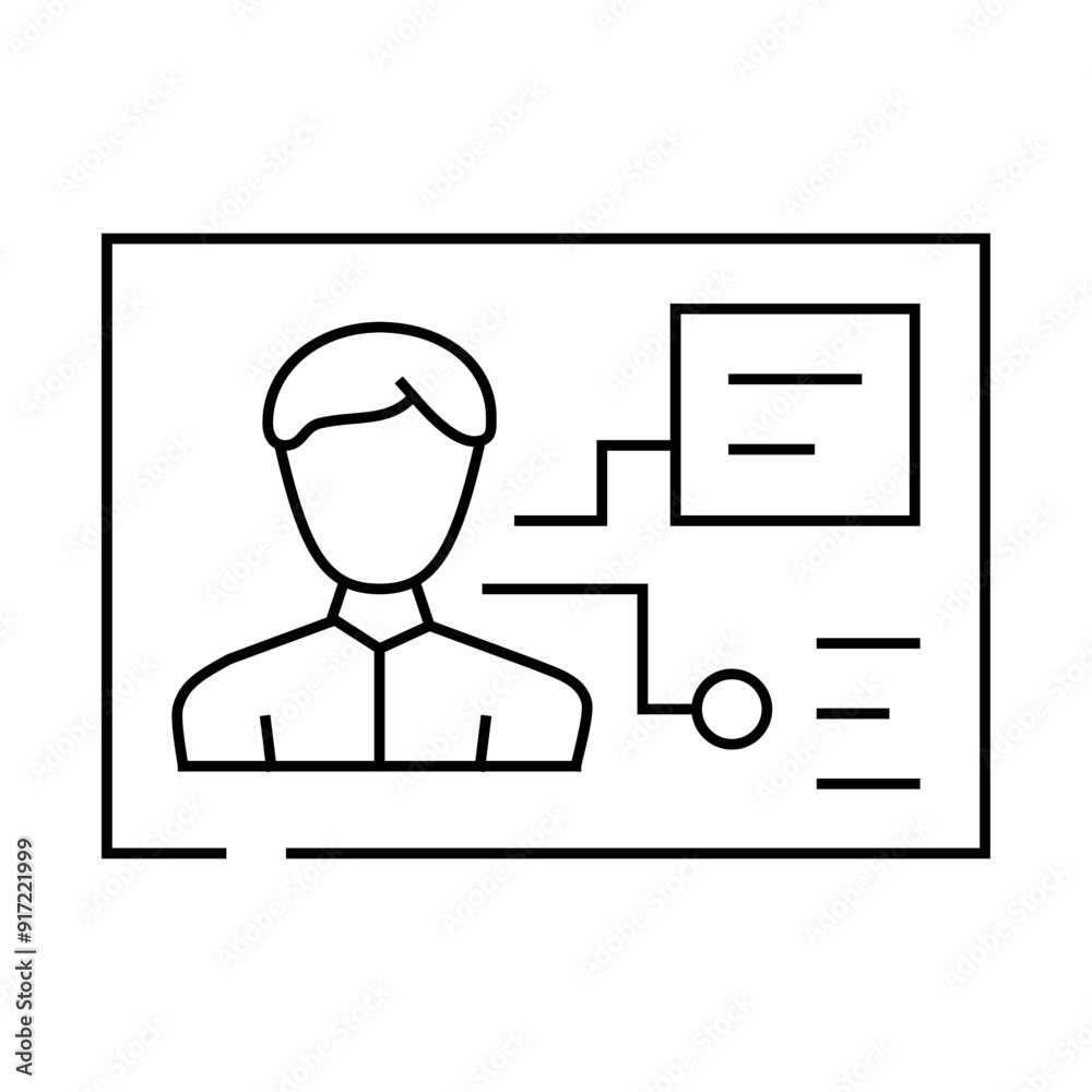 client analysis kyc line icon vector. client analysis kyc sign. isolated contour symbol black illustration client analysis kyc line icon vector. client analysis kyc sign. isolated contour symbol black illustration