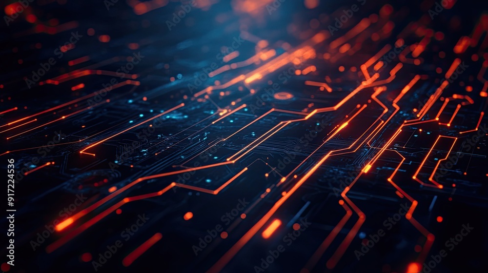 A futuristic technology background with glowing lines and intricate patterns, symbolizing innovation. The background fades to dark, perfect for adding text. A futuristic technology background with glowing lines and intricate patterns, symbolizing innovation. The background fades to dark, perfect for adding text.