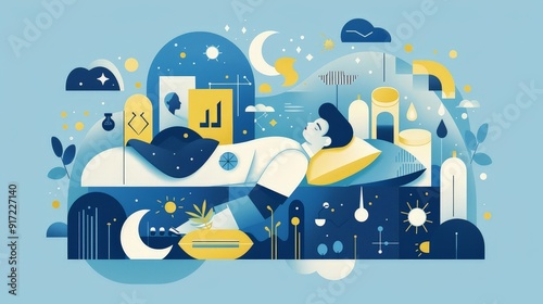 Design an infographic that explains the importance of sleep for overall health