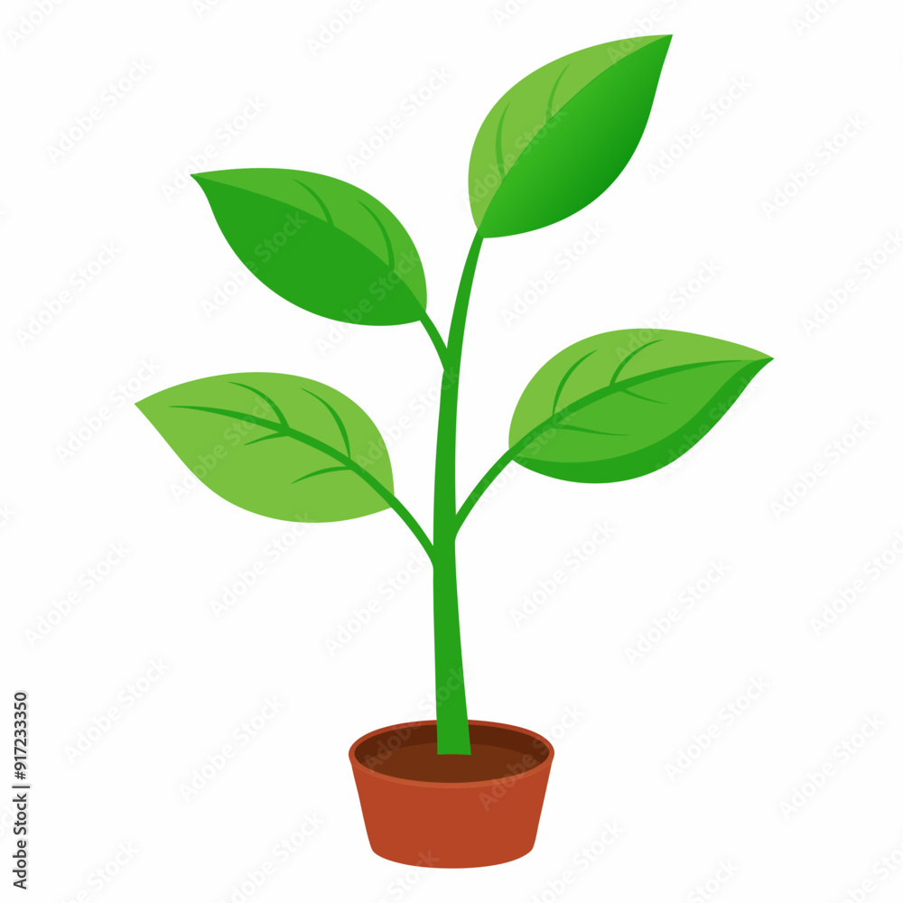 Young plant art vector illustration Young plant art vector illustration