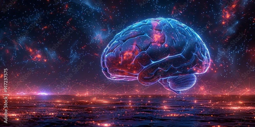 Digital Brain in a Starry Night Digital Brain in a Starry Night