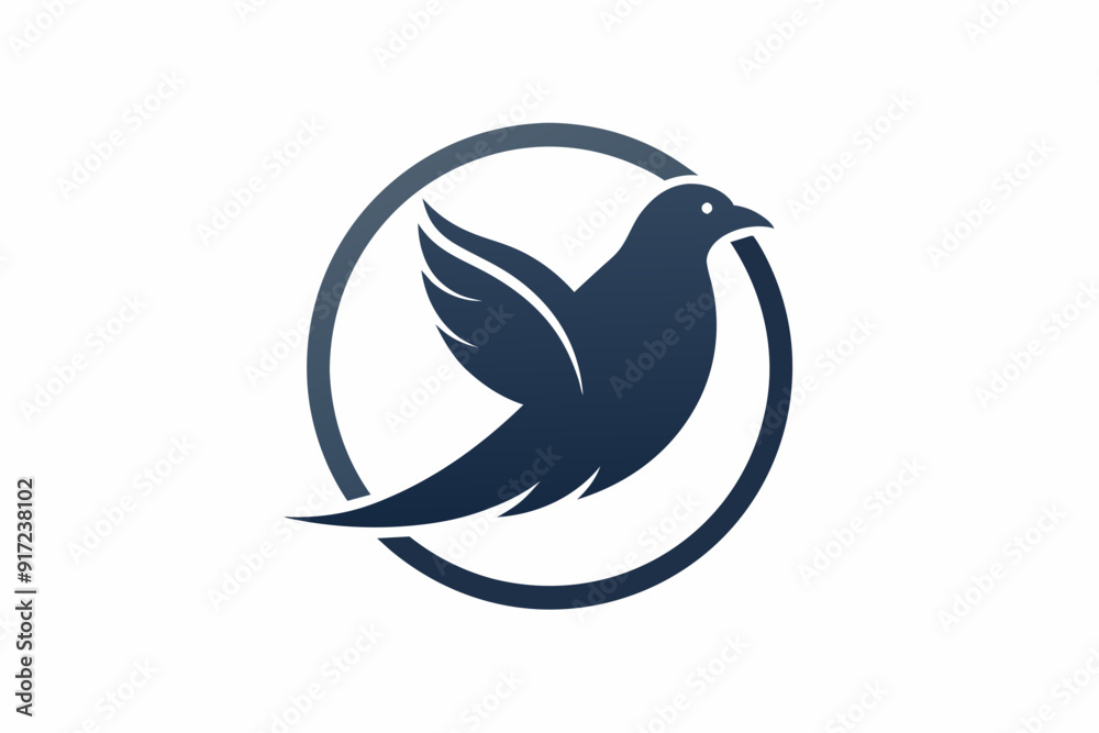 Vector design of a minimalist natural logo on white background Vector design of a minimalist natural logo on white background