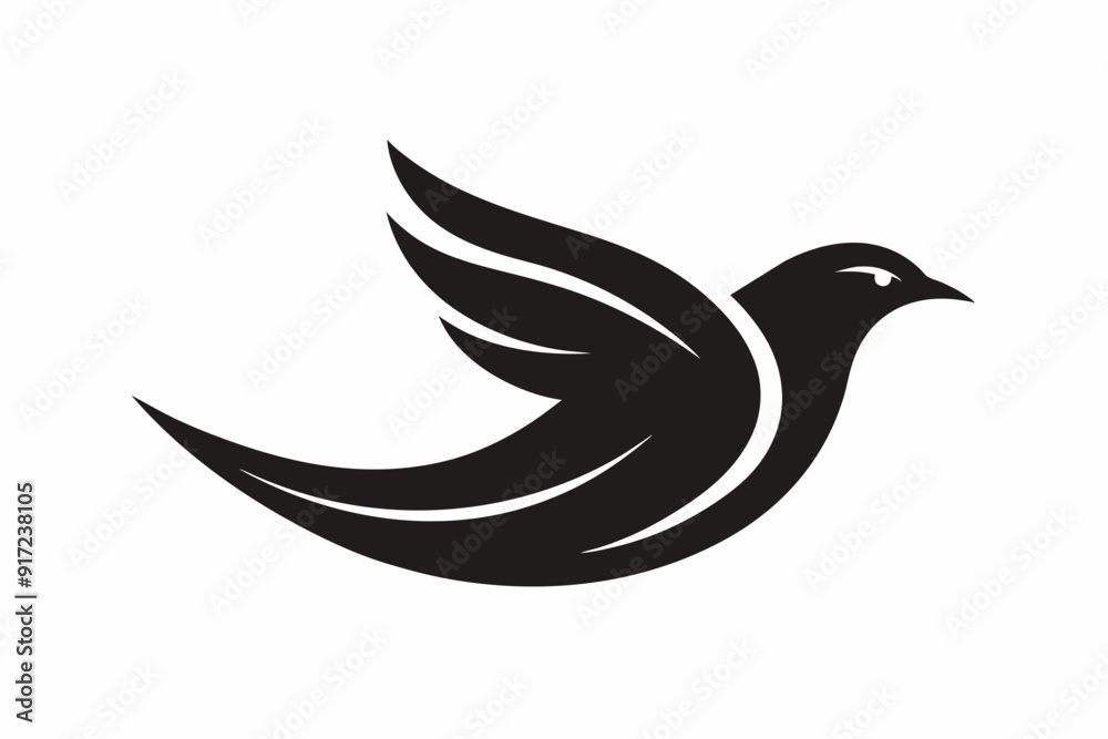 Vector design of a minimalist natural logo on white background Vector design of a minimalist natural logo on white background