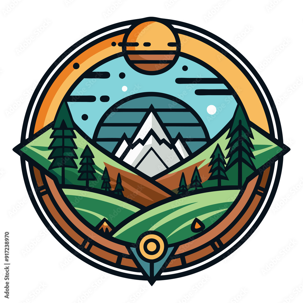 Fototapeta premium adventure t-shirt design