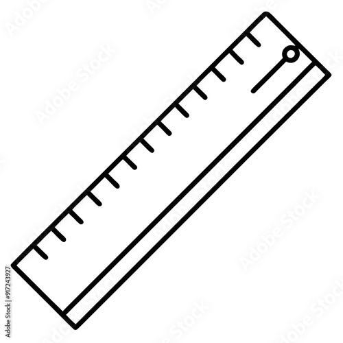 Scale Ruler art vector illustration