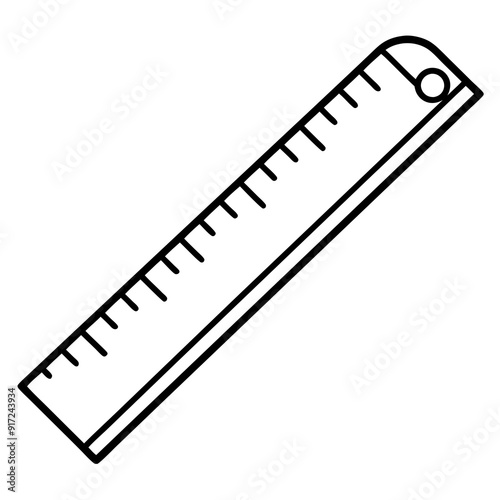Scale Ruler art vector illustration