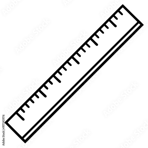 Scale Ruler art vector illustration