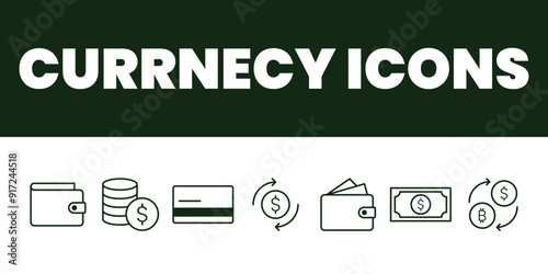 Currency icons set vector. Money currencies icons vector. Money funds vector