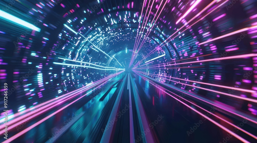 Cyberpunk Tunnel of Light Cyberpunk Tunnel of Light