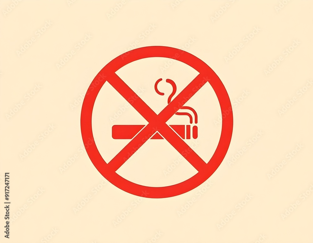 no smoke symbol surrounded by a circular frame create with ai no smoke symbol surrounded by a circular frame create with ai