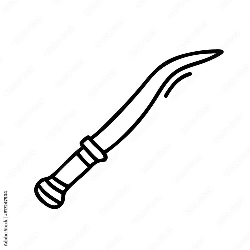 Obraz premium Crowbar icon, construction tools concept, minimalistic style