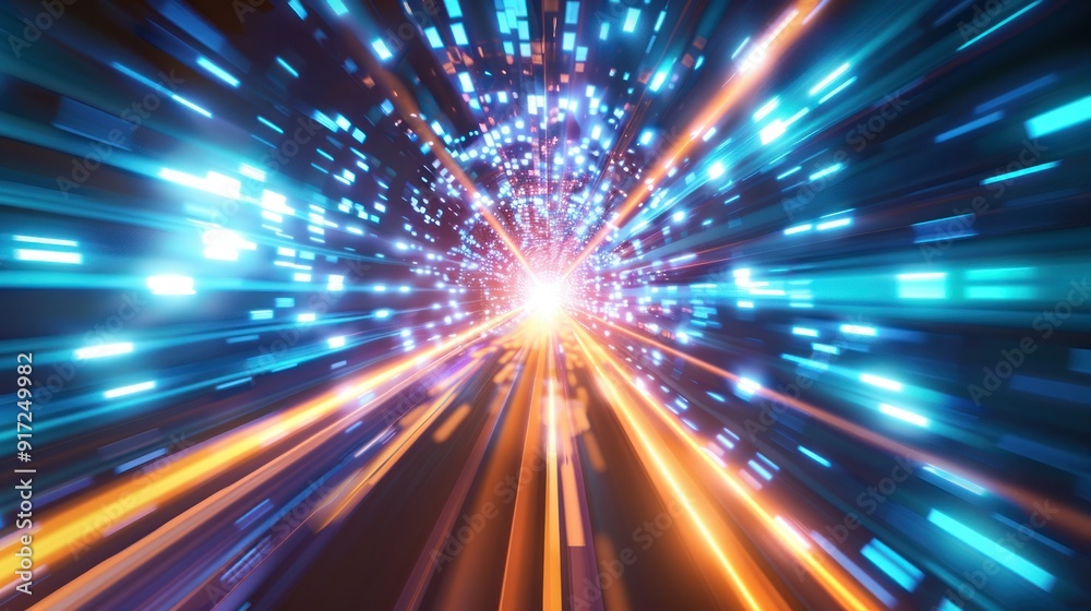 Abstract Lights and Speed Abstract Lights and Speed