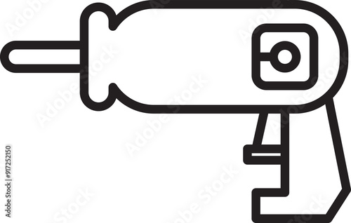 Electric Drill Tool Icon 