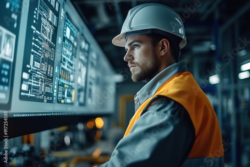 Engineer Operators Handling SCADA Technology