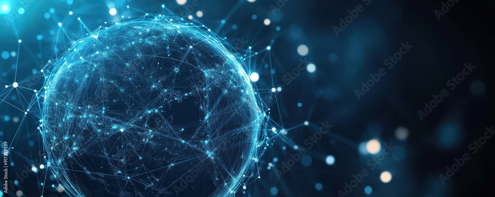 Abstract representation of interconnected networks, symbolizing technology, data, and the digital world. Abstract representation of interconnected networks, symbolizing technology, data, and the digital world.