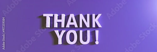 Wallpaper Mural Expressing gratitude with a modern minimalist design featuring a vibrant purple background and bold white text Torontodigital.ca