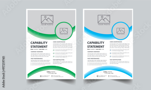 Capability Statement Template Design.